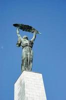 budapest, Ungheria, 2014. parte della statua della libertà o della libertà foto