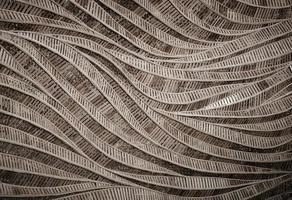 sfondo della natura della superficie del bambù di tessitura del tessuto artigianale marrone foto