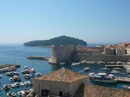 vista della città di dubrovnik foto