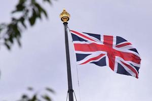 bandiera union jack, londra, regno unito foto