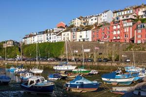 brixham, devon, regno unito, 2012. vista del porto foto