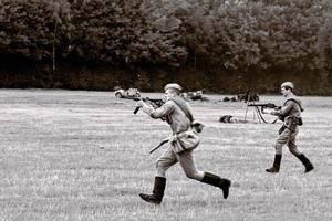 detling, kent, uk, 2010. proiettili che volano foto