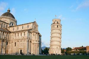 pisa, italia, 2021-cattedrale e torre pendente di pisa foto