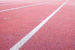 linee di piste da corsa di atletica leggera foto