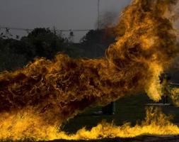 sfondo di fuoco ardente foto