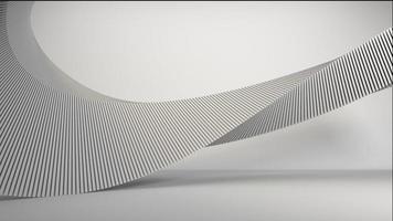 illustrazione 3d del fondo astratto geometrico bianco foto