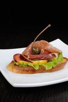 sandwich con jamon foto