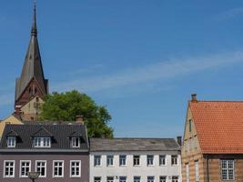 la città di Flensburg sul Mar Baltico foto