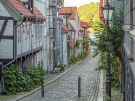 la città di Flensburg sul Mar Baltico foto