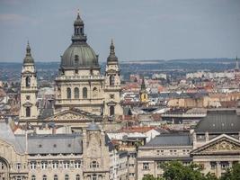 budapest sul fiume Danubio foto