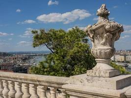 budapest sul fiume Danubio foto