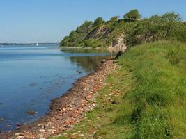 il mar baltico vicino a flensburg in germania foto