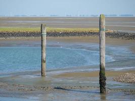 isola di baltrum nel mare del nord foto