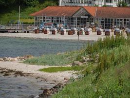 la spiaggia di Sandwig al mar baltico foto