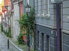 la città di Flensburg sul Mar Baltico foto