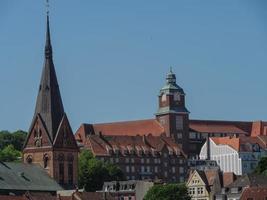 la città di Flensburg sul Mar Baltico foto