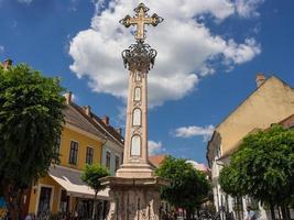 la città di szentendere in Ungheria foto