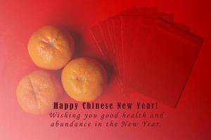 immagine concettuale del capodanno cinese con testo foto