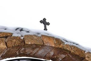 chiesa di odzun nel villaggio di odzun dei lori armenia. foto