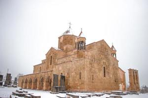 chiesa di odzun nel villaggio di odzun dei lori armenia. foto
