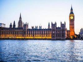 hdr camere del parlamento a londra foto