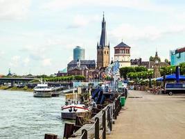 vista hdr di duesseldorf, germania foto