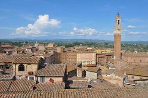 piazza del campo a siena foto