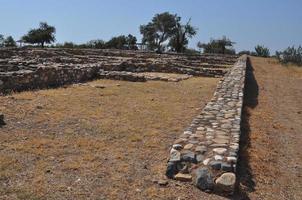 rovine di Olinto a Chalkidiki foto