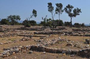 rovine di Olinto a Chalkidiki foto