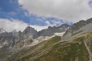 monte bianco in val d'aosta foto