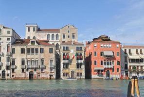 vista della città di venezia venezia in italia foto