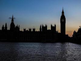 hdr camere del parlamento a londra foto