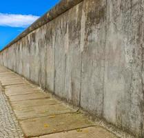 hdr rovine del muro di berlino foto