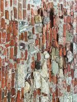 vecchio muro di mattoni sfondo. struttura del muro di mattoni foto