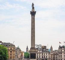 hdr trafalgar square a londra foto