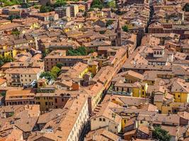 hdr vista aerea di bologna foto