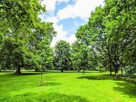 hdr giardini di kensington, londra foto