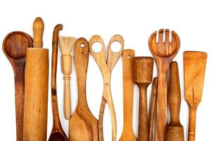 utensili da cucina in legno foto