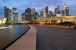 orizzonte di Singapore foto