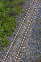 tailandia rurale della ferrovia foto