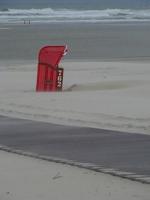 sulla spiaggia dell'isola di juist foto