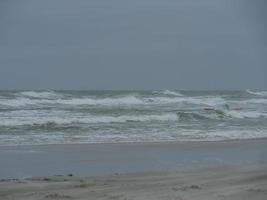 la spiaggia di juist in germania foto