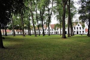 una veduta di Bruges in Belgio foto