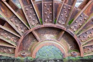 parte di un vecchio edificio industriale foto