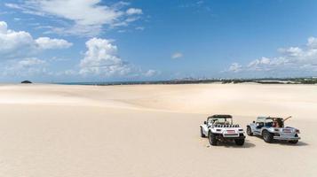 natale, rio grande do norte, brasile, circa maggio 2019 immagine di auto buggy nelle sabbie di natale, rio grande do norte, brasile. foto