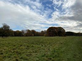 una vista della campagna del Cheshire vicino a Knutsford in autunno foto