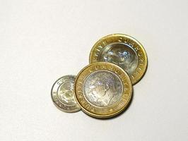 lire turche. monete turche foto