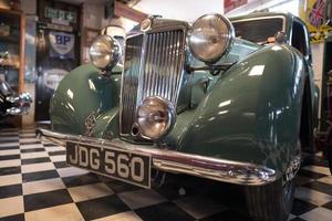 bourton-on-the-water, Gloucestershire, Regno Unito, 2017. Old mg nel museo del motore foto