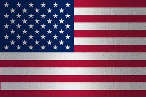 bandiera degli stati uniti d'america su pietra foto
