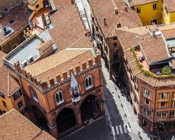 hdr vista aerea di bologna foto